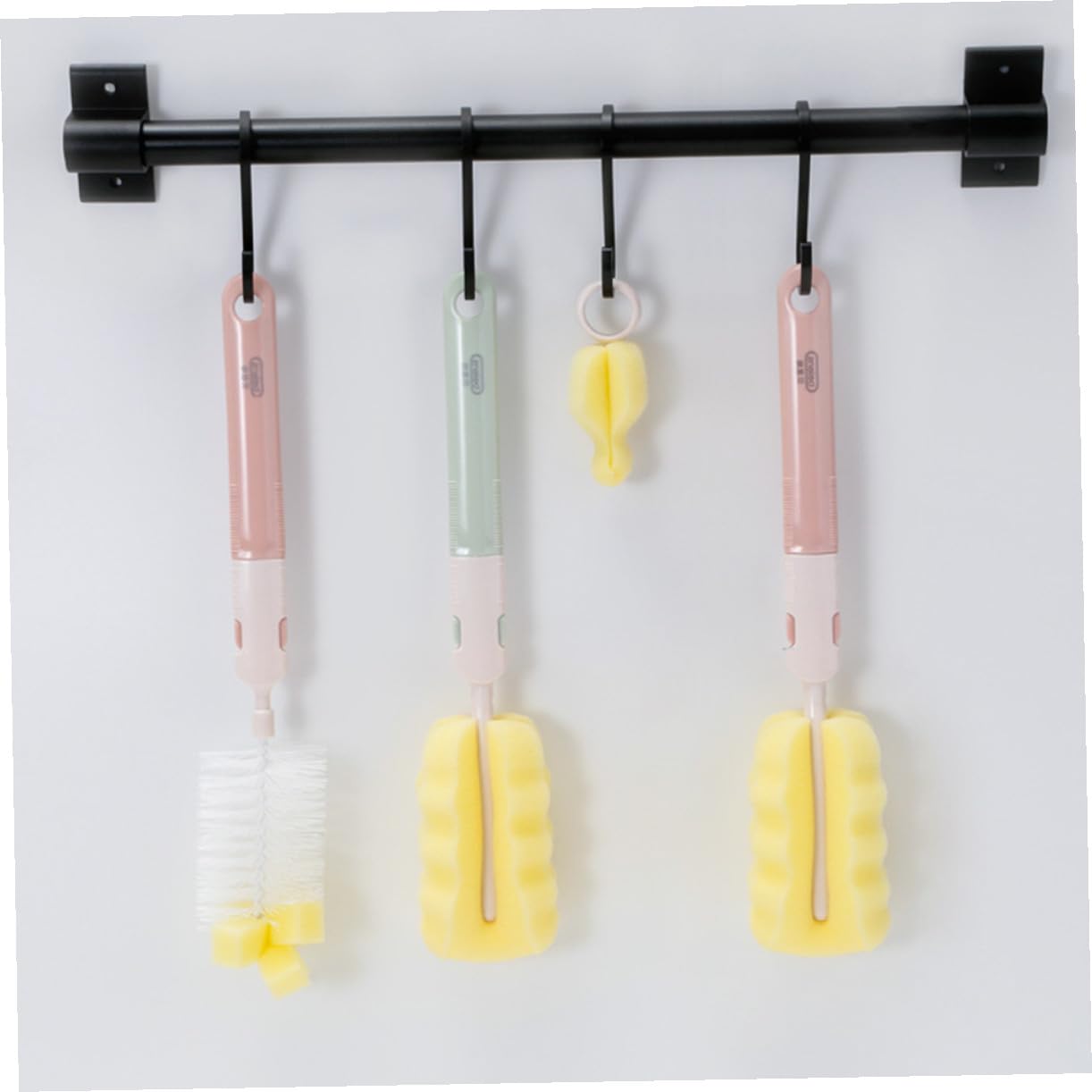 FRCOLOR 3 Set Di Spazzole Per La Pulizia Delle Bottiglie Spazzole Per Bottiglie D'Acqua Spazzole Con Manico Kit Per La Pulizia Trasparente Spazzole Per Bottiglie Spazzole Per La