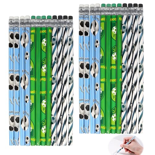 24pcs radios de papel HB de madera, lápiz de madera para niños, lápiz lindo forma hexágono de papelería con goma para bosquejo niños escuela dibujo escuelas suministros escolares regalos de invitados