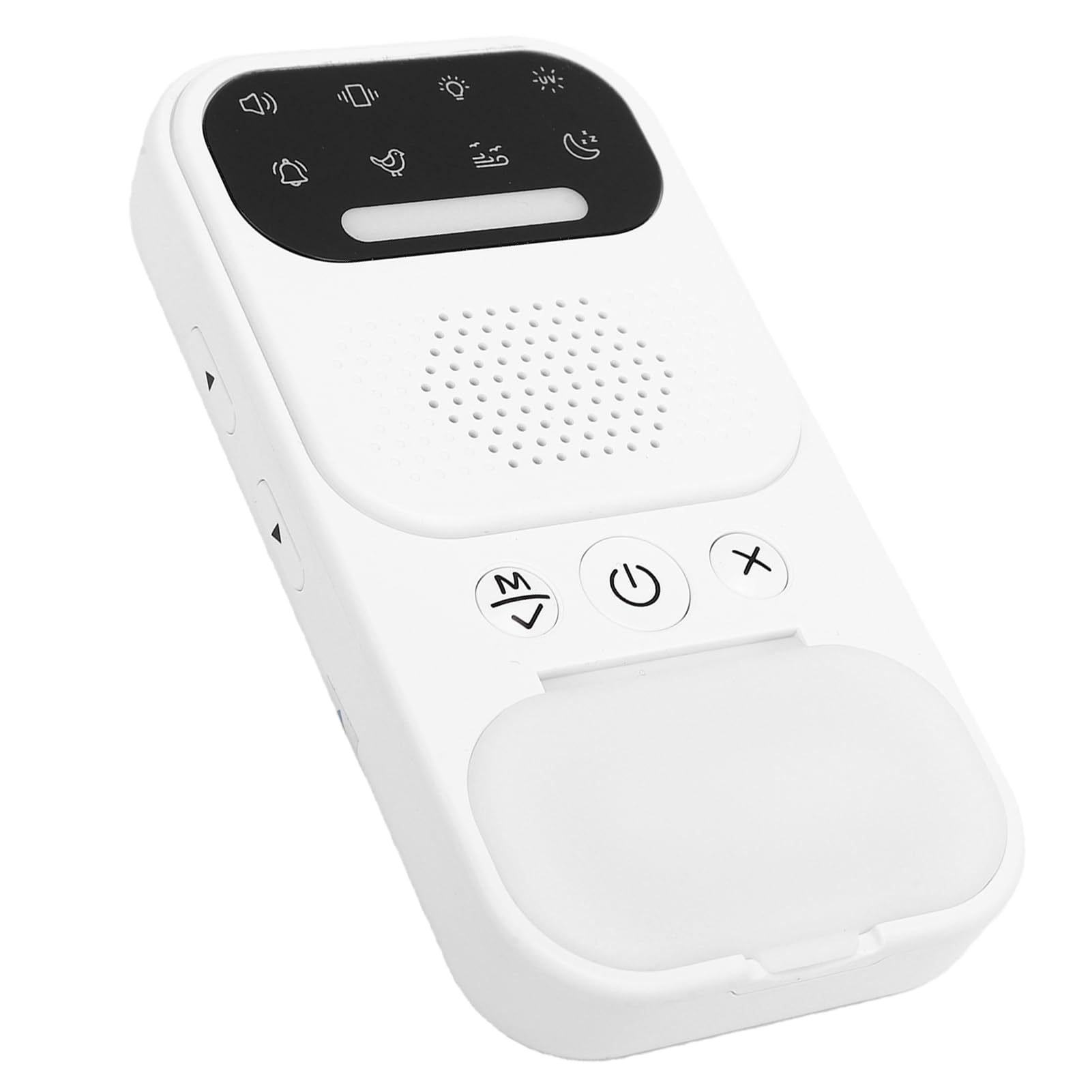 Baby-Geräuschmaschine, Einschlafhilfe mit Weißem Rauschen, Intelligentem Wecker und Bluetooth-Verbindung, Tragbar und Sicher für das Kinderzimmer