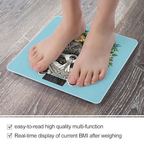 Báscula Digital de Baño con Pantalla LCD y Plataforma de Vidrio Templado miniatura 5