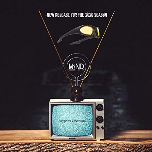 WYND Blocker Wind Resistant Sunglasses Motorcycle, Sports, Driving, Cycling Wrap (Black Matte, Yellow)4