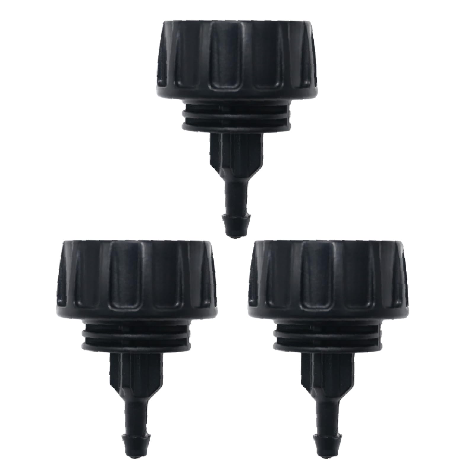 SYOWADA 3 adaptadores de grifo de riego por goteo de 1/4 pulgadas de 3/4 a 1/4 pulgadas, adaptador de manguera de riego de jardín, conexión de manguera de riego