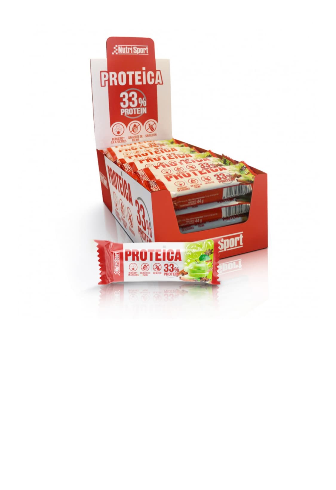 Nutrisport Protein Bar Yogur Apple Pie 24Uds-image