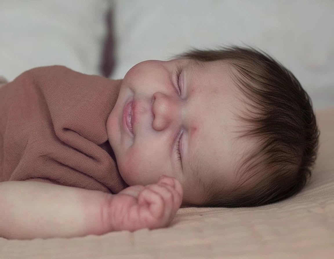 Zero pam Reborn Baby Puppen Lebensecht Mädchen-48CM Reborn Puppe Mit Haaren, Babypuppen Wie Echt, Babypuppen Wie Echt, Lebensechte Babypuppen mit Zubehör, Reborn Puppen Lebensechte, Puppe für Mädchen