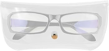 Amazon.co.jp: クリア老眼鏡ケース, キャンディカラーpvc眼鏡ケース