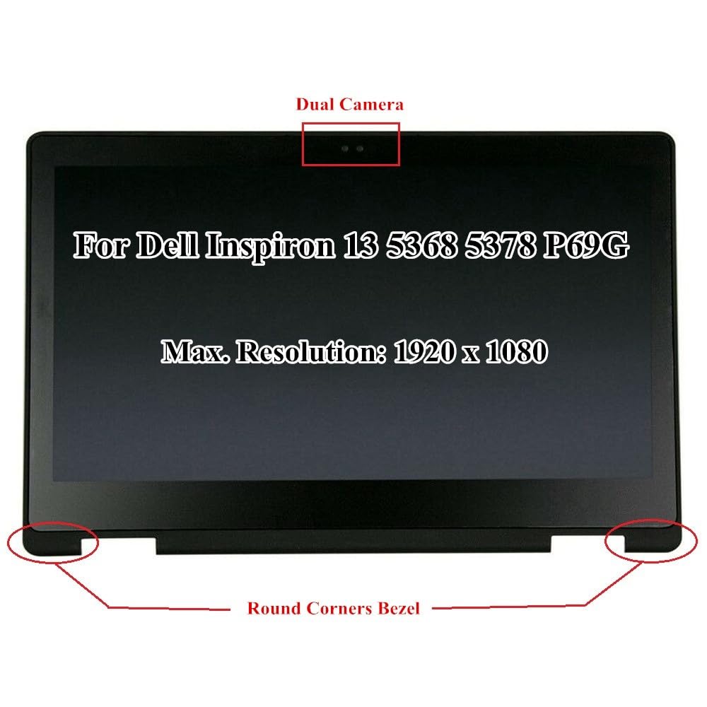 Amazon.co.jp: 13.3インチ 交換用 FHD 1920×1080 LCD タッチスクリーン