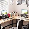 Simple-Trending-Metal-Monitor-Stand-Riser-and-Computer-Desk-Organizer-with-Drawer-for-Laptop-Computer-iMac-Black Simple Trending Metal Monitor Stand Riser and Computer Desk Organizer with Drawer for Laptop, Computer, iMac, Black
