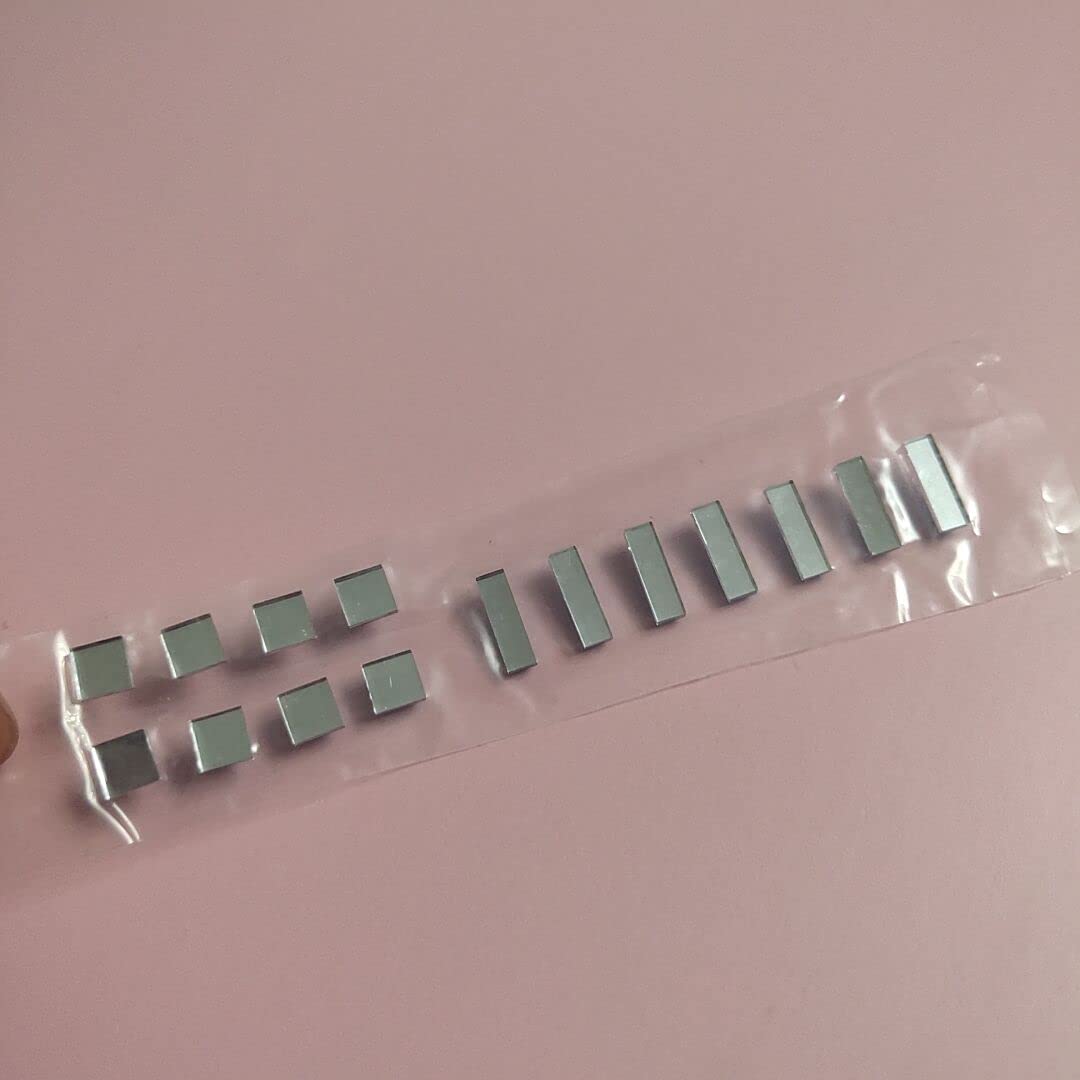 Générique Verre Miroir de Surface Avant Optique pour Exemple Projecteurs Et Autres Applications Optiques (Taille : 10x10x1mm)