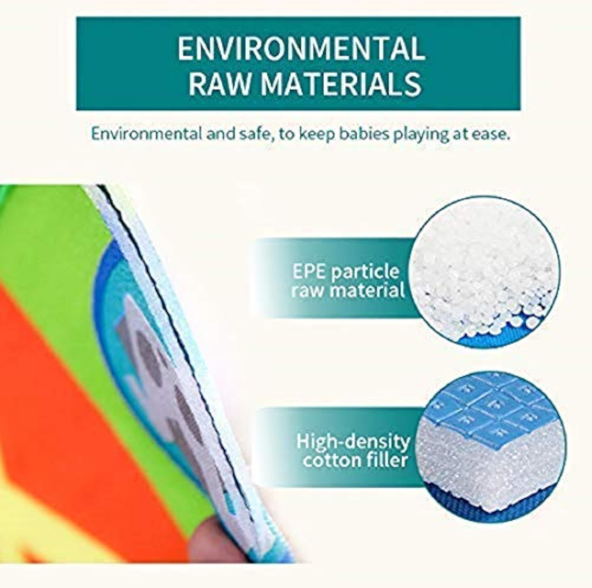 Double-Sided Waterproof Baby Play Mat for Kids and Infants