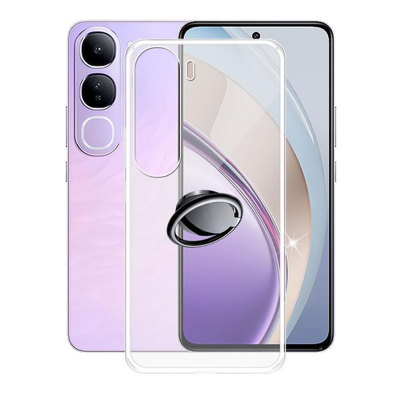 Custodia Per VIVO V40 Lite 5G In Silicone TPU Rosa, Antigraffio E Antiurto, Con Fodera Interna In Tessuto, Bordi Rialzati - 3