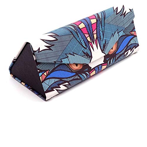 Eyeglass Cases Glasses Case Pattern Painted Hard Shell Folds Flat Portable (Style A)