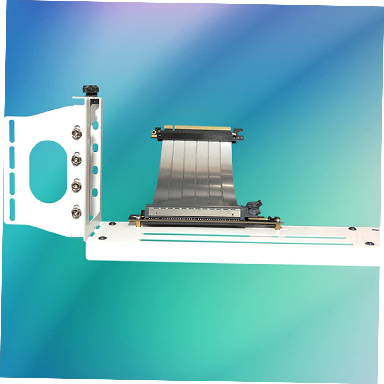 Mobestech Soporte Gpu Soporte Vertical para Computadora para I-E Accesorio De Soporte De Chasis Ángulo Gráfico Tarjeta De Montaje De Video Grado