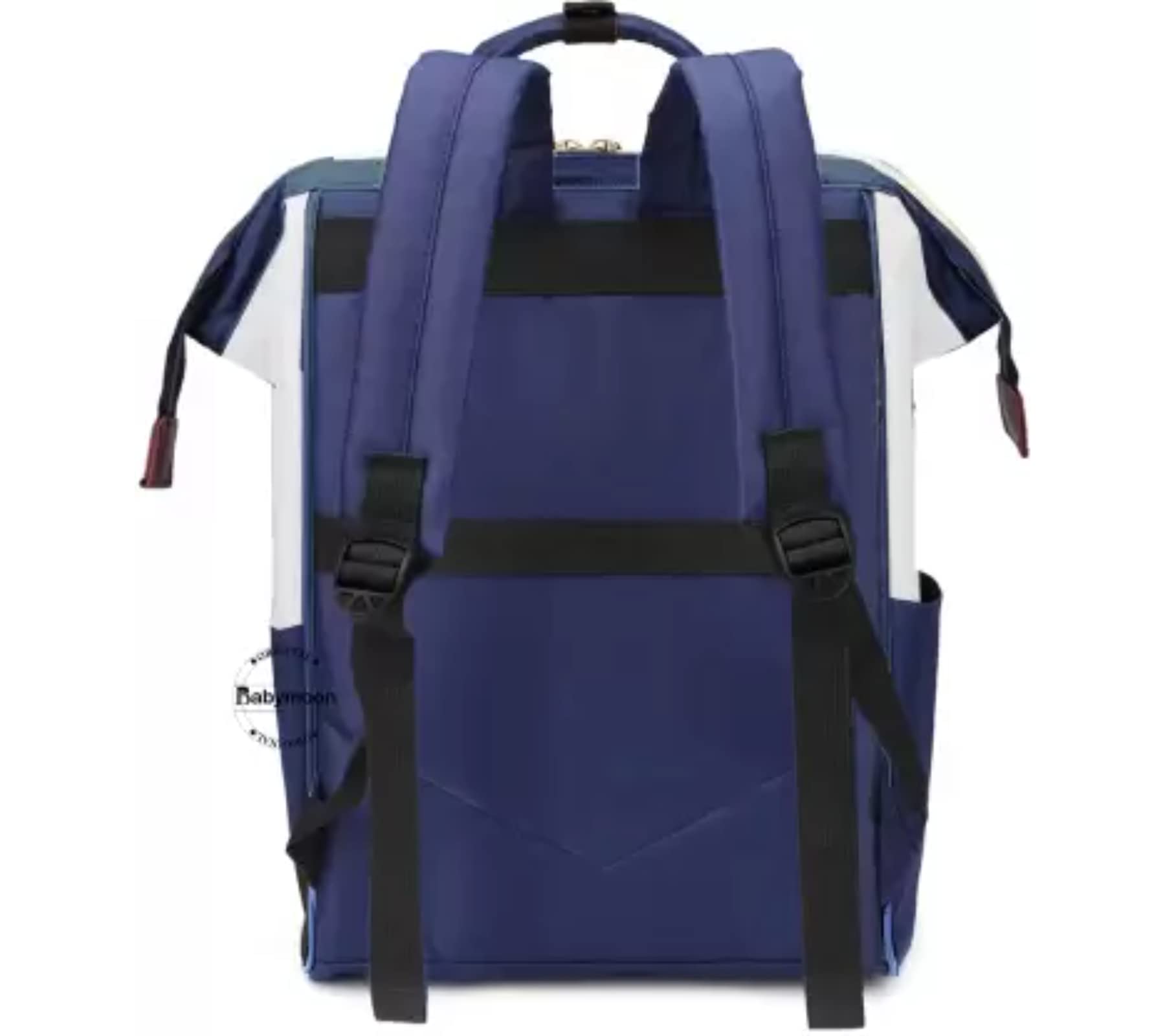 Duggu Kids Diaper Bag Backpack, Unisex Navy Blue Waterproof Diaper Bag with Free Baby Cloth Diaper - Navy Blue