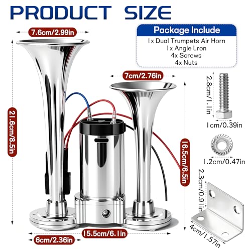 BURMONG 600DB Dual Trumpet Air Horn