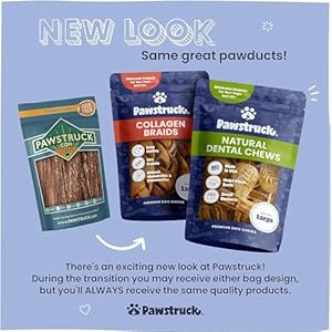 Pawstruck premium beef jerky canine deal with chews medium 4 6 strips  hip joint well being naturally wealthy in glucosamine  chondroitin no added preservatives  25 rely pack of 1  packaging might differ   cucciolini doodles