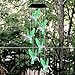 EEEKit Solar Changing Color Hummingbird Wind Chime, Solar Powered LED Hanging Lamp Windchime Light for Outdoor Indoor Gardening Yard Pathway