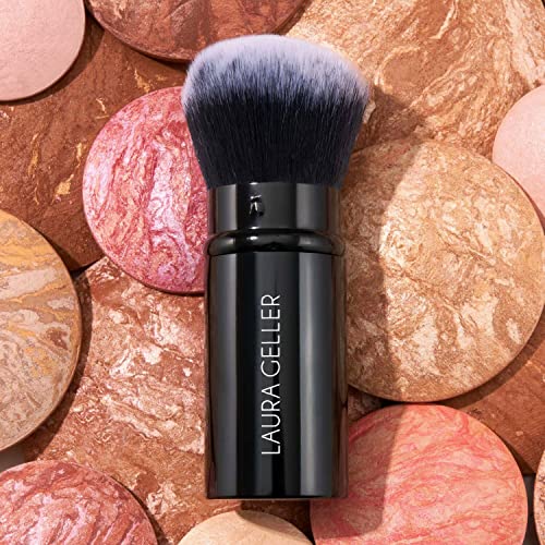 Laura Geller New York Baked Bronze-N-Brighten Bronzer Powder Fair + Retractable Airbrush Kabuki Brush #TOP5