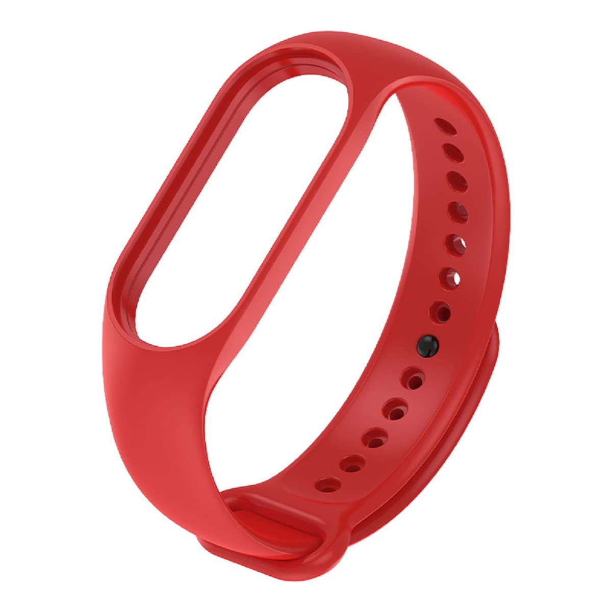 Strap for Xiaomi Mi Smart Band 6, Adjustable Colourful Replacement Watch Bracelet, Soft Breathable TPU Watch Band Waterproof Sport Strap Accessory for Mi Smart Band 6 - Dark Red