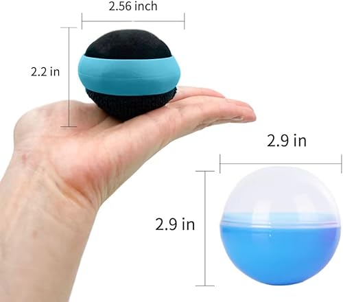 Miniatura 4 de Bola de limpieza de pantalla de doble cara, bola limpiadora de vidrio para pantalla táctil para teléfono inteligente/portátil/iPad, tableta/TV,