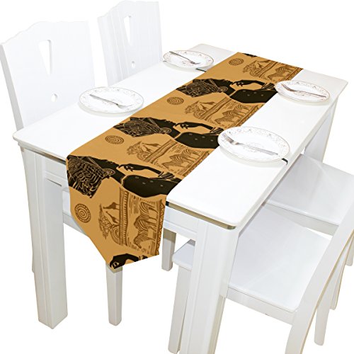 Yochoice Table Runner Home Decor, Vintage African Black Woman Table Cloth Runner Coffee Mat For Wedding Party Banquet Decoration 13 X 70 Inches #TOP15