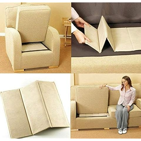 Modernage Sofa Support Board Sofa Seat Rejuvenator Strong Board 1-2-3 Sagging Seat Support | Armchair | Settee Soggy Seat Cushion Fixer | Upholstery Protector Super Solid… (3 Seater) Cover