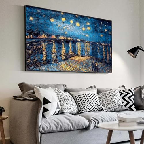 Impressionniste Nuit étoilée sur toile de qualité supérieure pour décoration