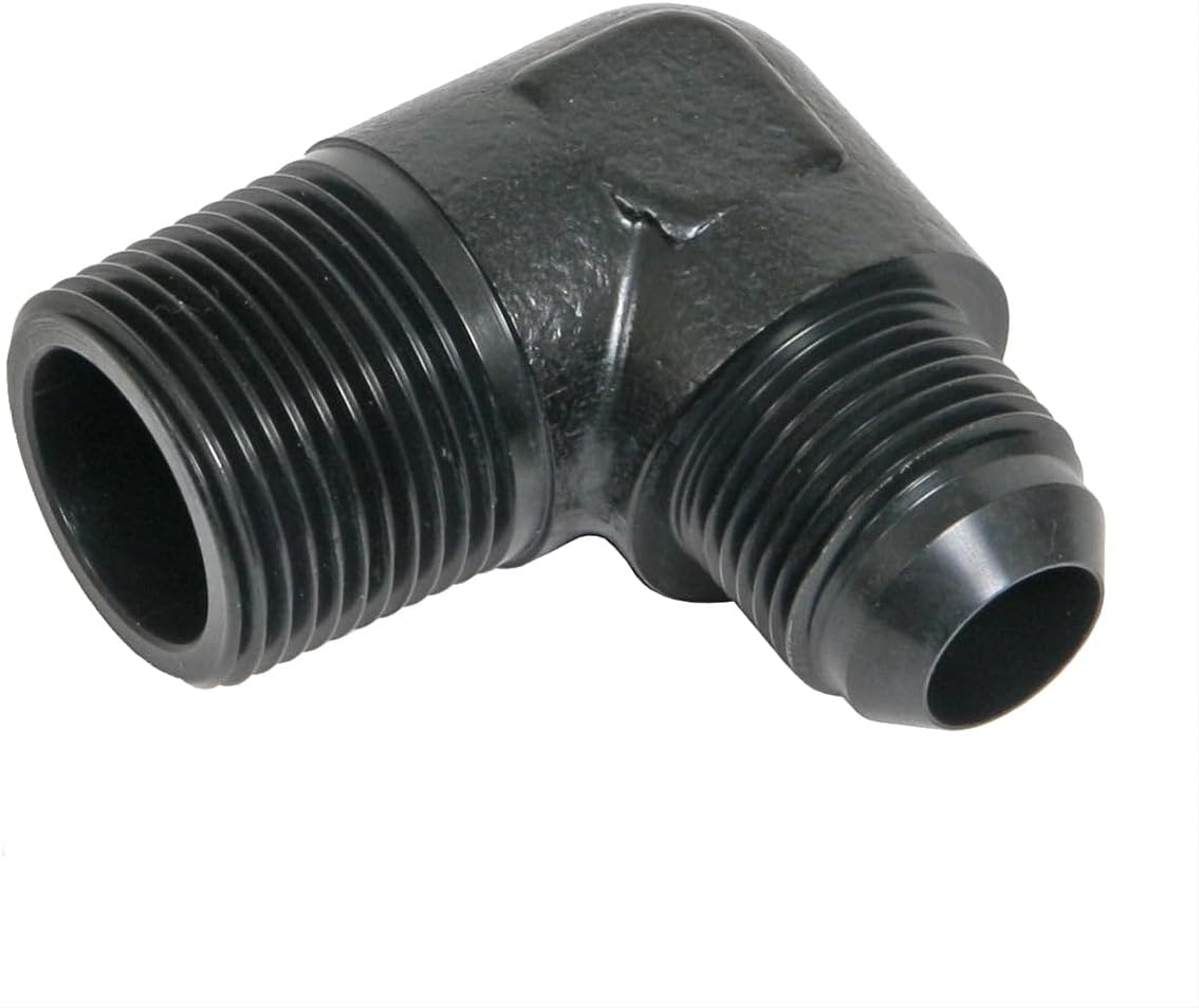 Fragola 12an to 1in MPT 90-Deg. Adapter Fitting - Black