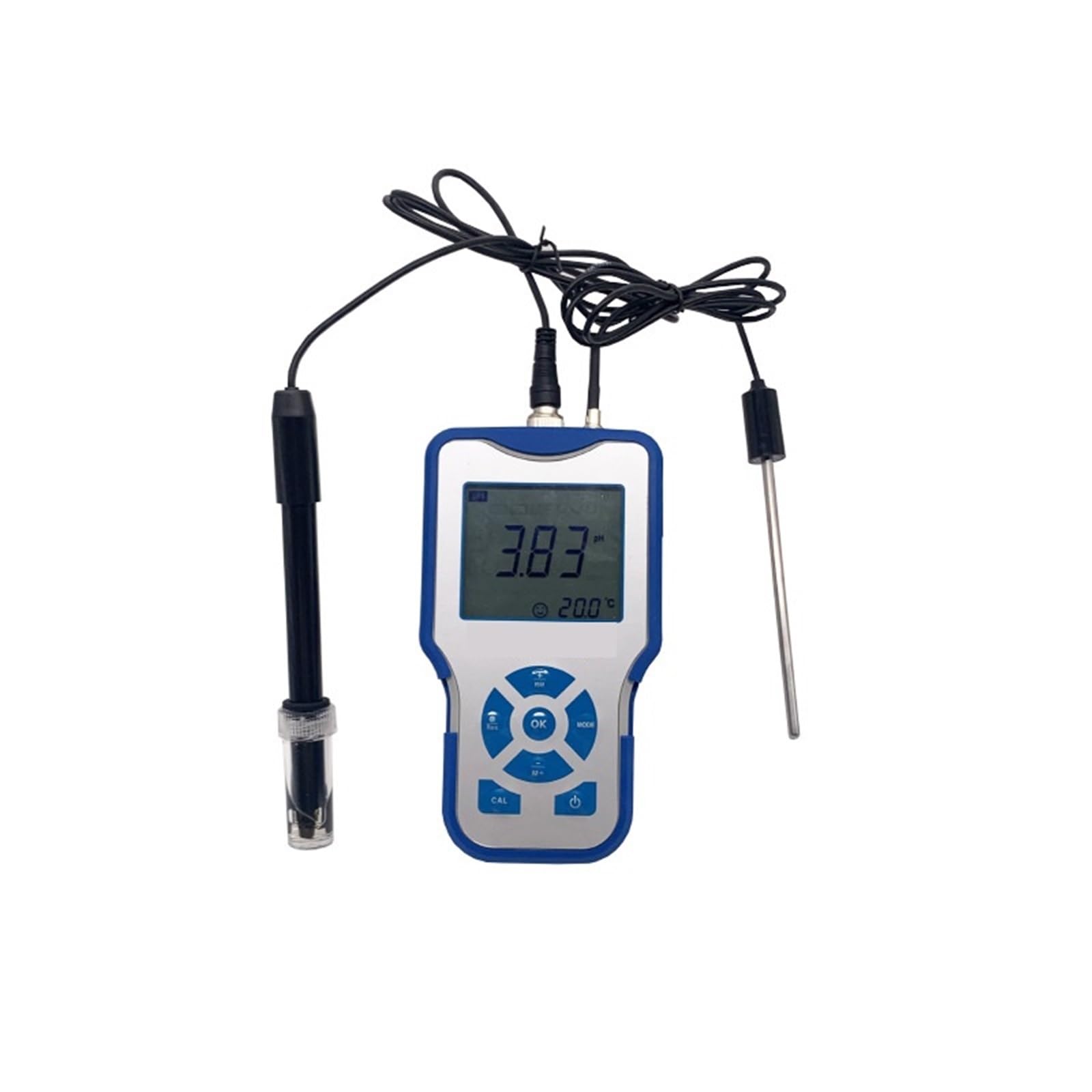 Medidor de acidez portátil digital, medidor conductividad Medidores pH doble uso for alimentos y agua Laboratorio de investigación