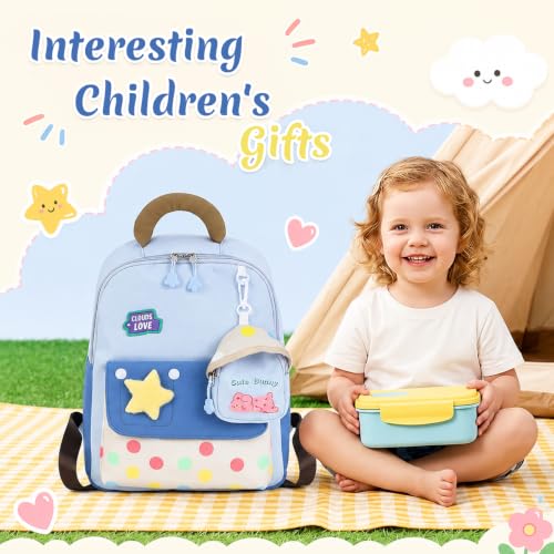 Image of PALAY Mini Toddler Bag for 2-5 Years Cute Cartoon Small Kids Bag with Small Pouch Lightweight Mini Toddler Backpack