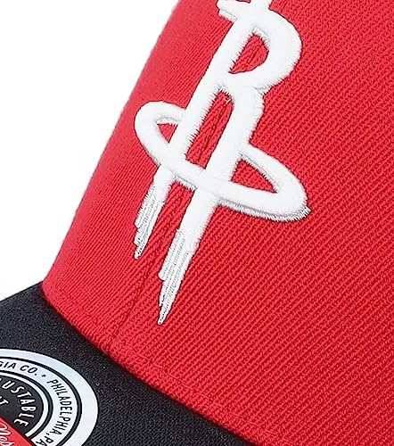 Mitchell & Ness Houston Rockets Gorra Snapback Ajustable Roja miniatura 3
