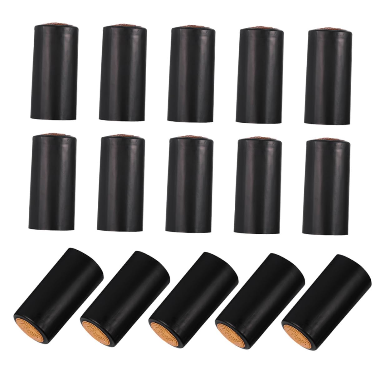 LALADEFIEE Wine Bottle Shrink Caps Heat Shrink Wraps 50 Pack Bottle Seals for Cellars