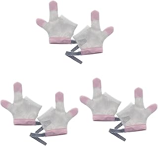 ibasenice 3 Pares De Luvas Anti-Comer Luvas Infantis Protetor De Polegar Luvas De Bebê Parar De Chupar O Dedo Parar De Chupar O Dedo Luva Infantil Parar De Chupar Luvas Infantis Luvas De
