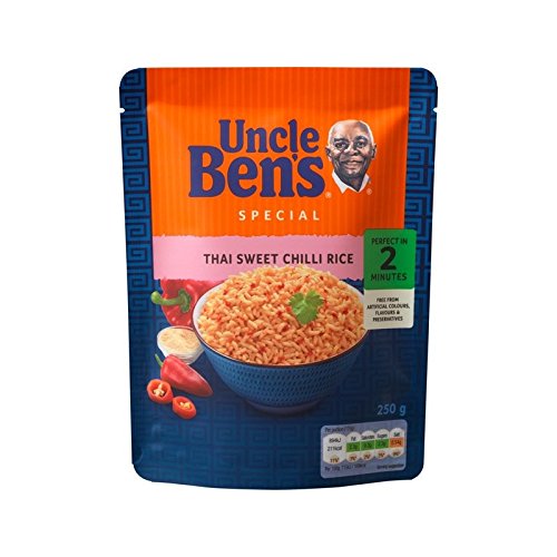 �f���x���Y�}�C�N���g���C�X�^�C�Â����h�q250�O���� (Uncle Ben's) (x 2) - Uncle Bens Microwave Rice Thai Sweet Chilli 250g (Pack of 2)