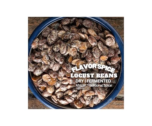 Traditional African Condiment | Locust Beans | Dried and loose | Dawadawa | Iru 8oz