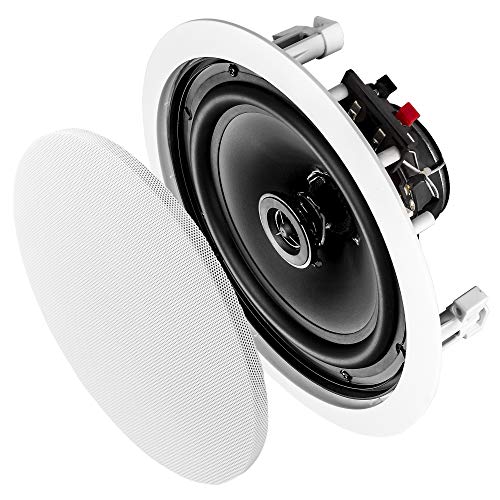 Osd 8" In Ceiling Stereo Speaker Pair 140W 2-Way, Pivoting Tweeter, Paintable Grille Ice800 #TOP8