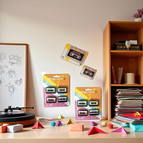 8 imanes decorativos de vinilo para refrigerador miniatura 4