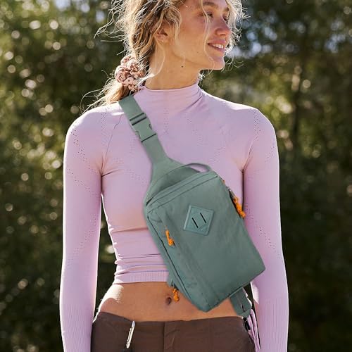 Image of FASTFAIRY Lightweight Waterproof Trendy Sling Bag: Nylon Crossbody Shoulder Purse - Traveler Commuter Women -Trip Vacation