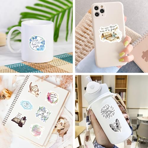 Alaguopipi S006 50Pcs Inspirational Christian Stickers, Jesus Bible Verse Stickers For Kids Girls Boys Teens Adults,Waterproof Vinyl Stickers For Kindle, Water Bottles, Laptop, Phone Case thumb #5