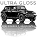 VViViD+ Ultra Gloss Premium Vinyl Car Wrap Film (1ft x 5ft, Gloss Piano Black)