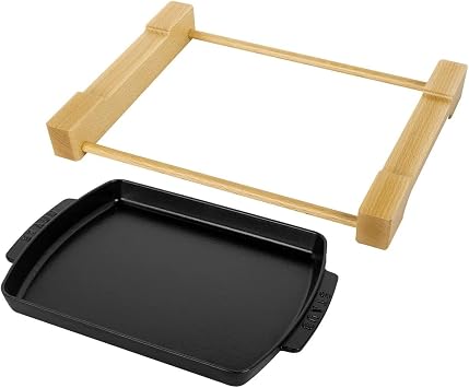 Staub 1205223 Wooden Plate, Black