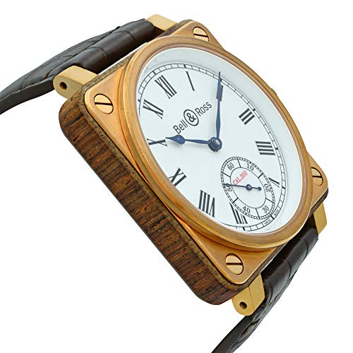 Bell & Ross Instrument De Marine Bronze Wood Manual Wind Watch BR01-CM-2034