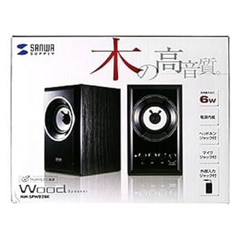 Amazon.co.jp: サンワサプライ MM-SPWD2BK 木製2chマルチ