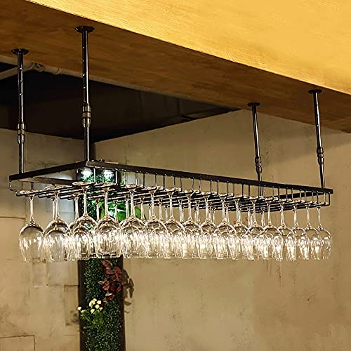 Soporte para botellas de vino negro 60x30 cm hierro