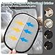 2 Stück tierhaarentferner, Neu Fellhandschuhe Fingerlos Katze, Pet Hair Remover Glove,um Tierhaare von Bett, Sofa zu entfernen,wiederverwendbar