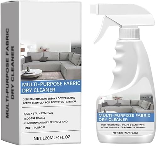 Nettoyant Canapé Tissu,Nettoyant Canape,120ml Détachant Tissus d’Ameublement,Détachant pour Canapés,Matelas,Coussins,Tapis