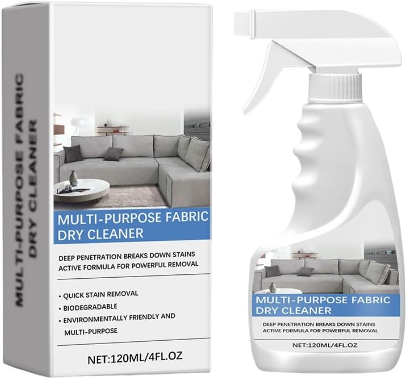 Nettoyant Canapé Tissu,Nettoyant Canape,120ml Détachant Tissus d’Ameublement,Détachant pour Canapés,Matelas,Coussins,Tapis
