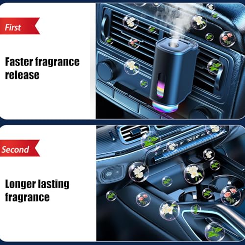 Diffuseur d'odeurs automatique LED pour l'intérieur de voiture - 5