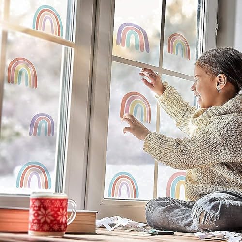Vinilos decorativos arcoíris para habitación infantil miniatura 5