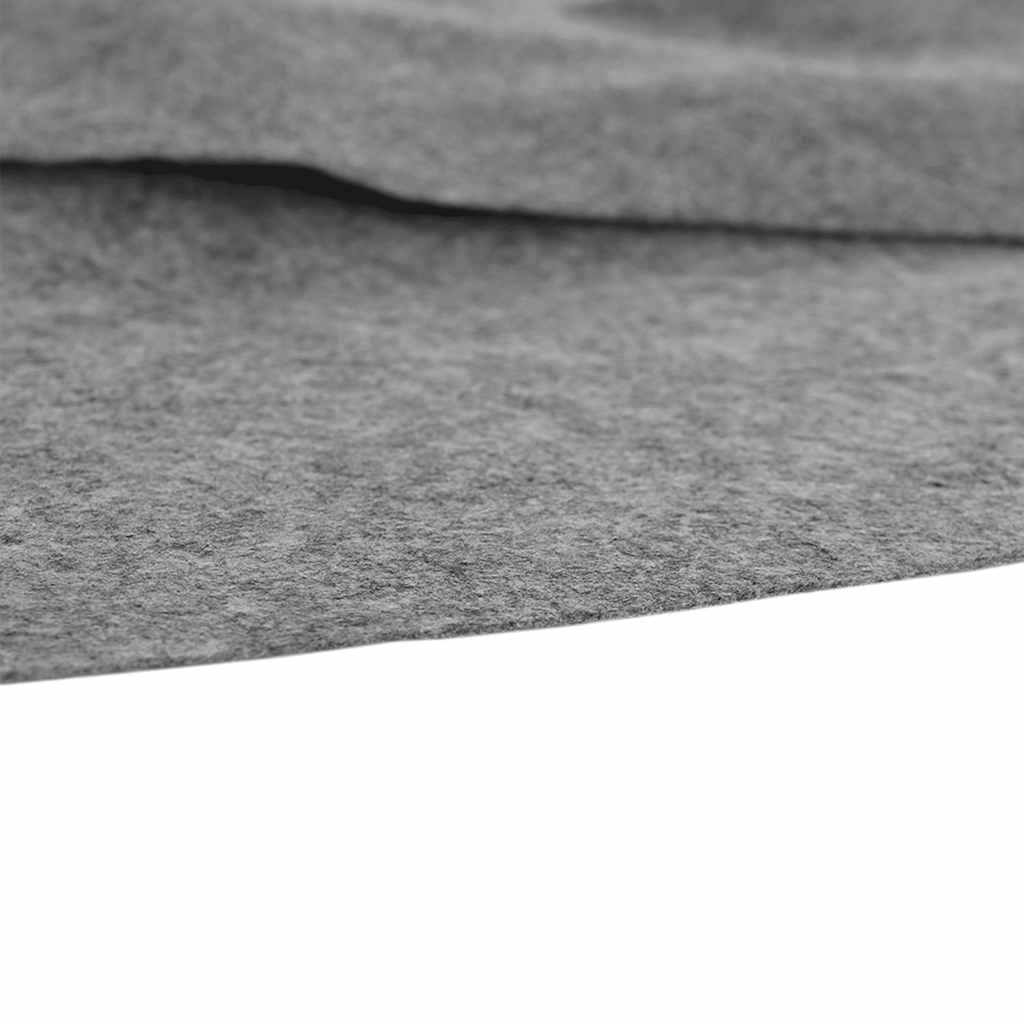 vidaXL Tapiz de Suelo Piscina geotextil de poliéster Gris Claro Ø550cm, Lona Suelo Piscina, Protector de Suelo para Piscina, Alfombra de Piscina