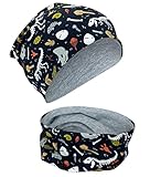 🦕 Dino-Abenteuer erleben: Mit diesem bezaubernden Dinosaurier Skelett Beanie & Loop Schal Set tauchen Kinder in die prähistorische Welt ein und bleiben dabei gemütlich warm. Ideal für den täglichen Gebrauch im Frühling, Sommer und Herbst